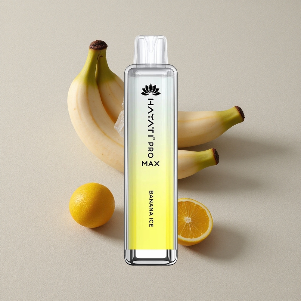 Banana Ice Hayati Pro Max 4000 Puffs Disposable Vape with 1400mAh Battery