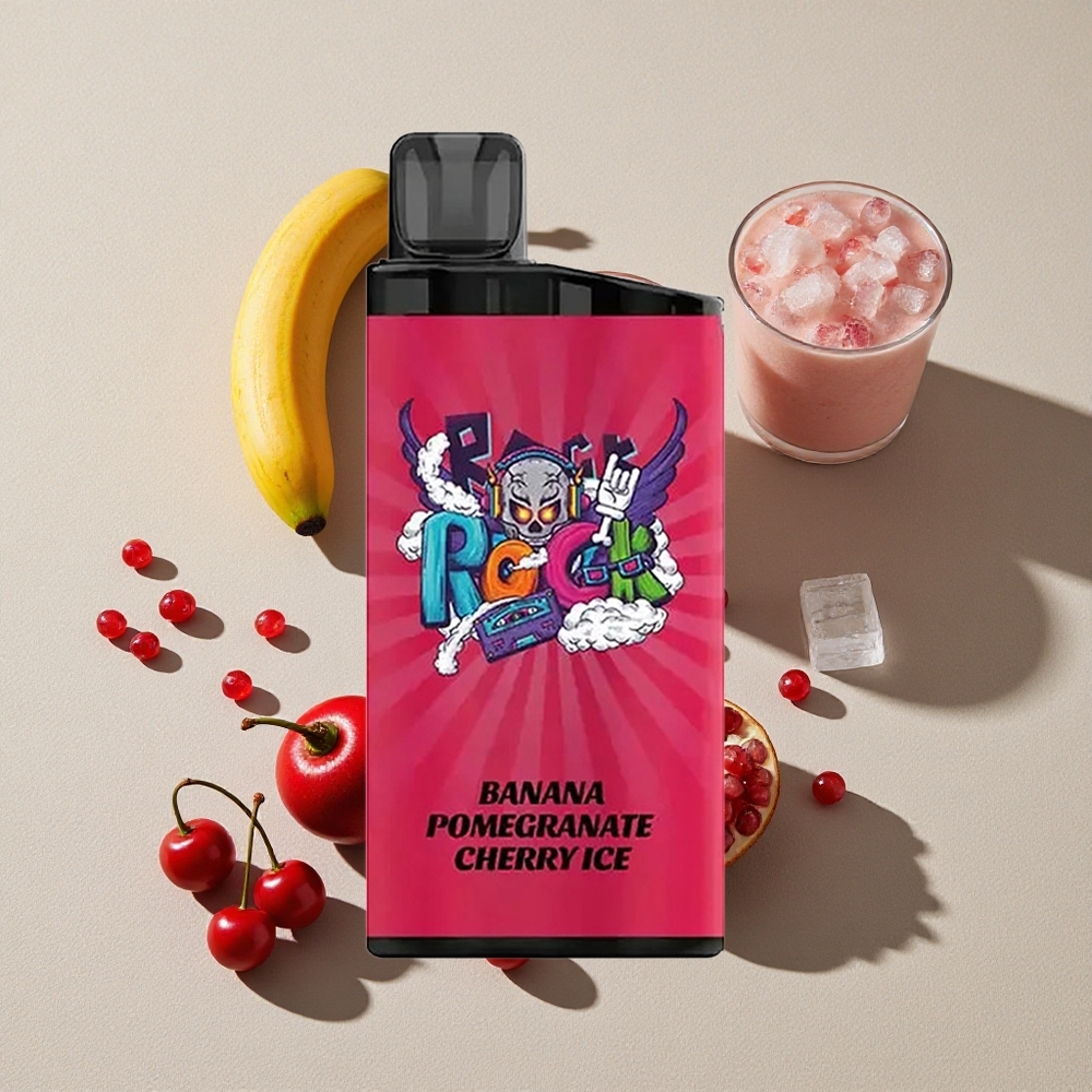 Banana Pomegranate Cherry Ice IGET Bar 3500 Puffs with 12 Ohm Mesh Coil