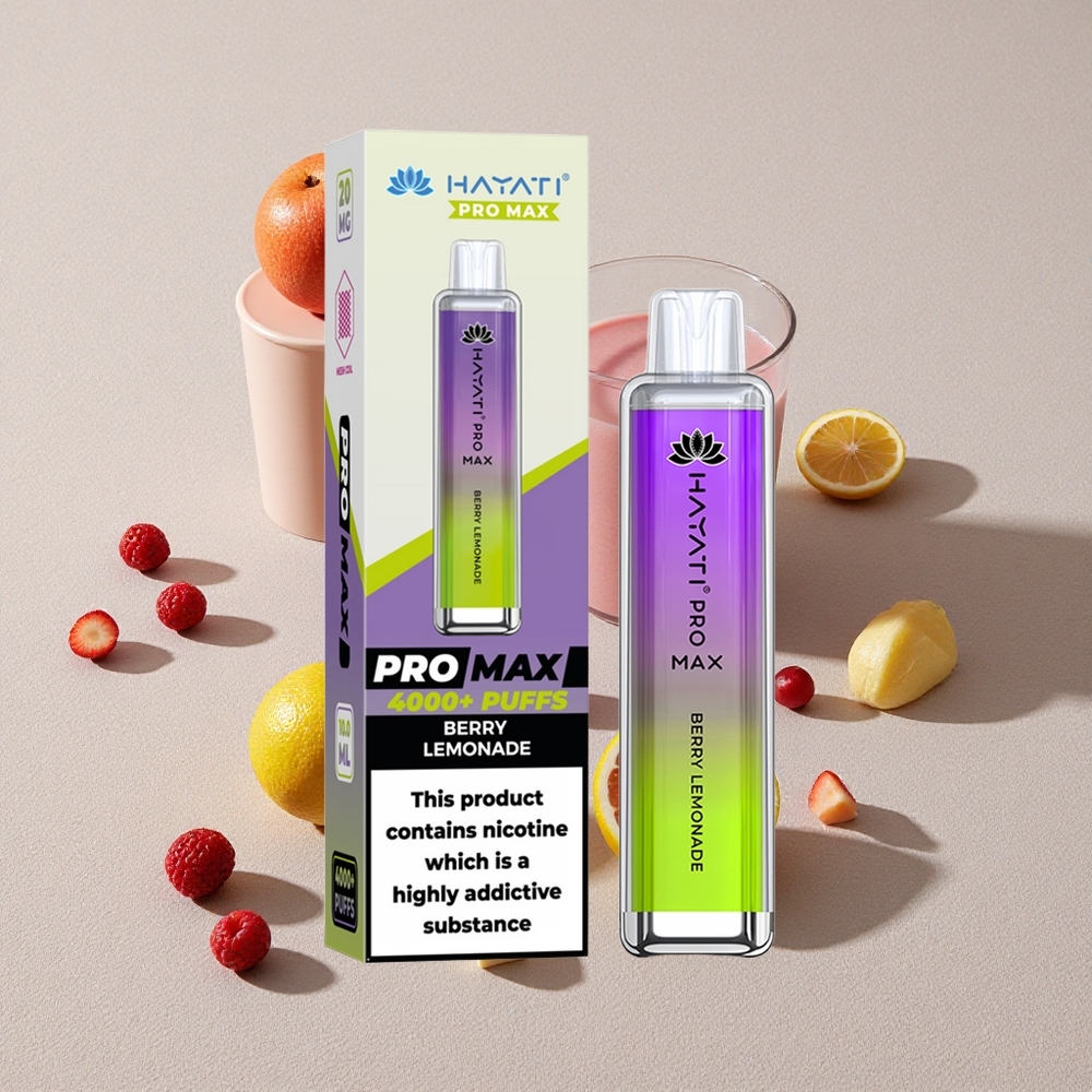 Berry Lemonade Hayati Pro Max 4000 Puffs Rechargeable Disposable Vape