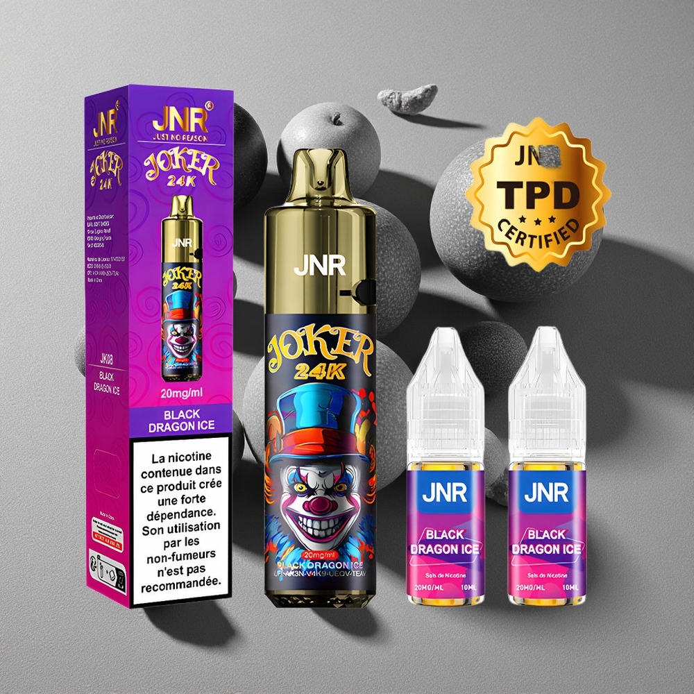 Black Dragon Ice JNR Joker 24K Puffs Disposable Vape
