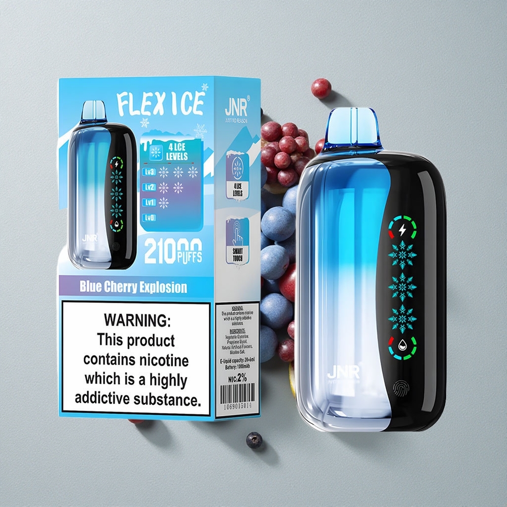 Blue Cherry Explosion JNR Flex Ice 21000 Puffs Disposable Vape