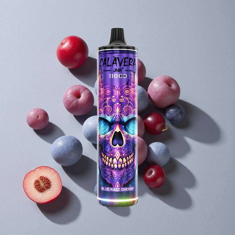 Blue Razz Cherry JNR Calavera 11000 Puffs Disposable Vape with Type-C Charging