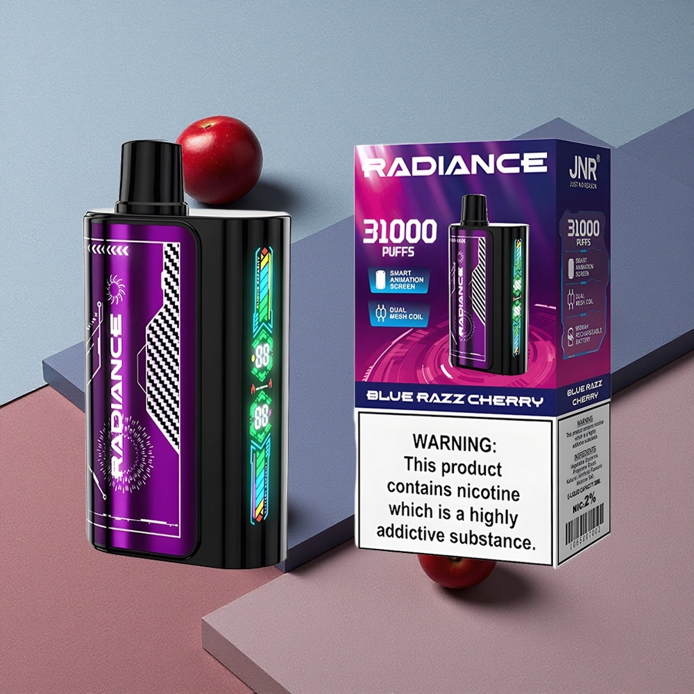 Blue Razz Cherry JNR Radiance 31000 Puffs Disposable Vape