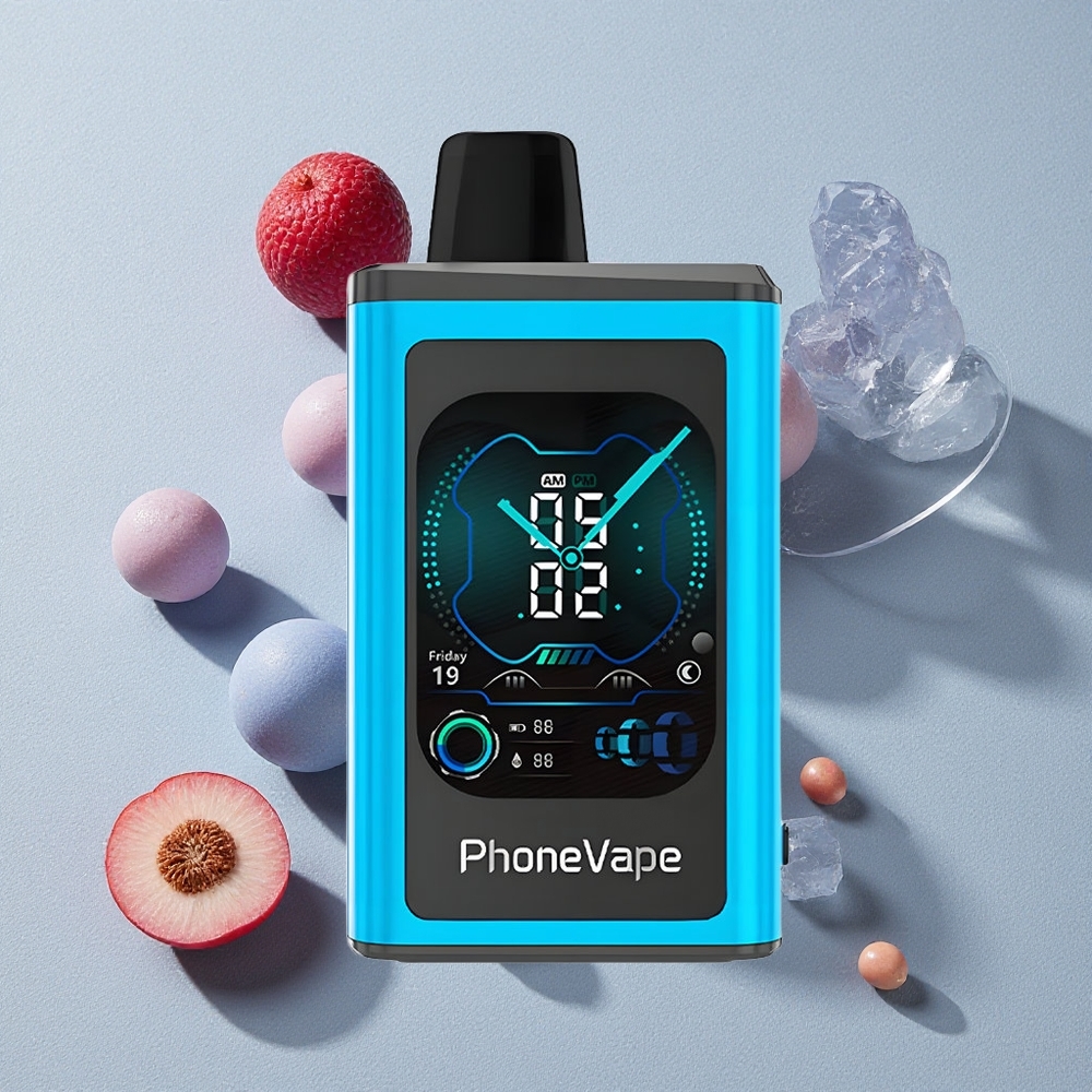 Blue Razz Ice JNR PhoneVape 30000 Puffs App Controlled Disposable Vape