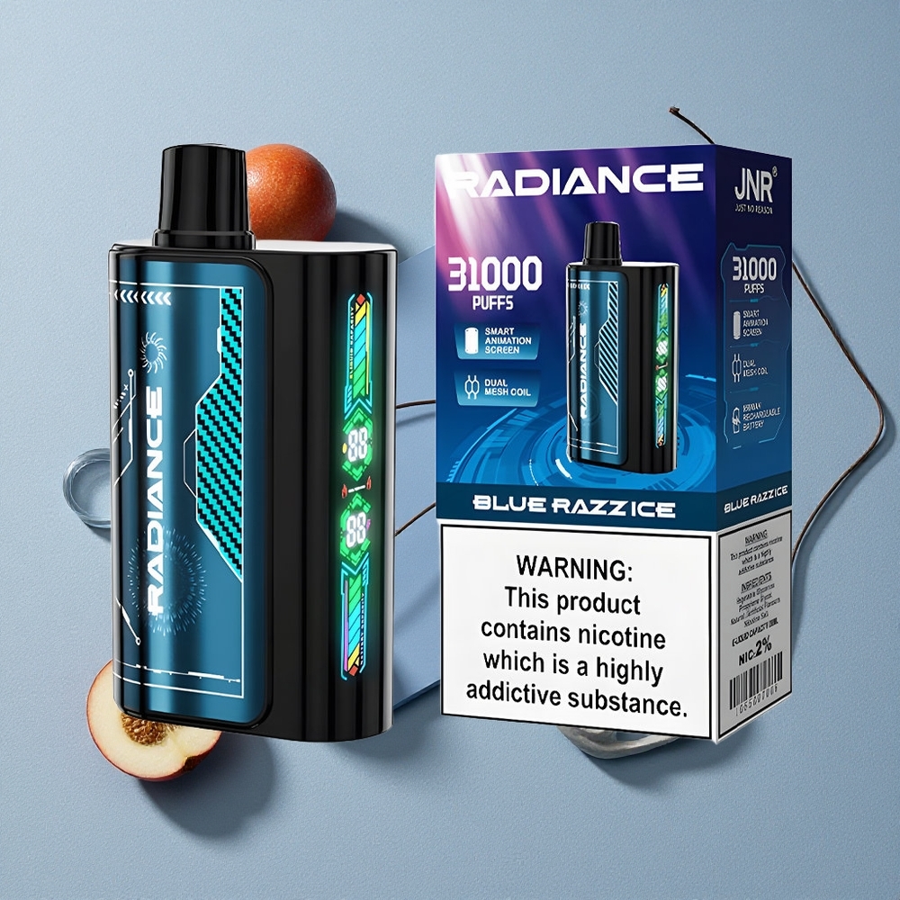 Blue Razz Ice JNR Radiance 31000 Puffs Disposable Vape
