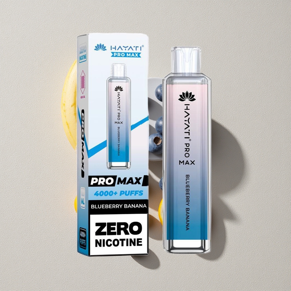 Blueberry Banana Hayati Pro Max 4000 Puffs Rechargeable Disposable Vape