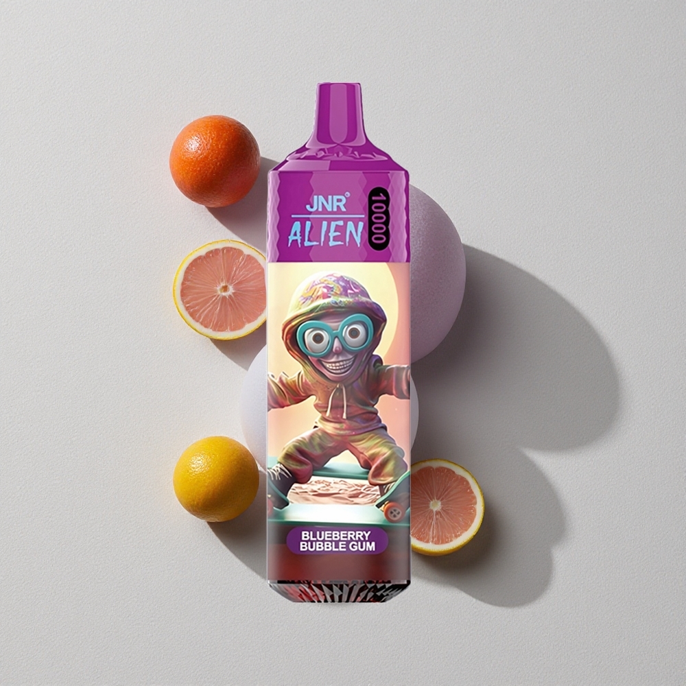 Blueberry Bubble Gum JNR Alien 10000 Puffs RGB