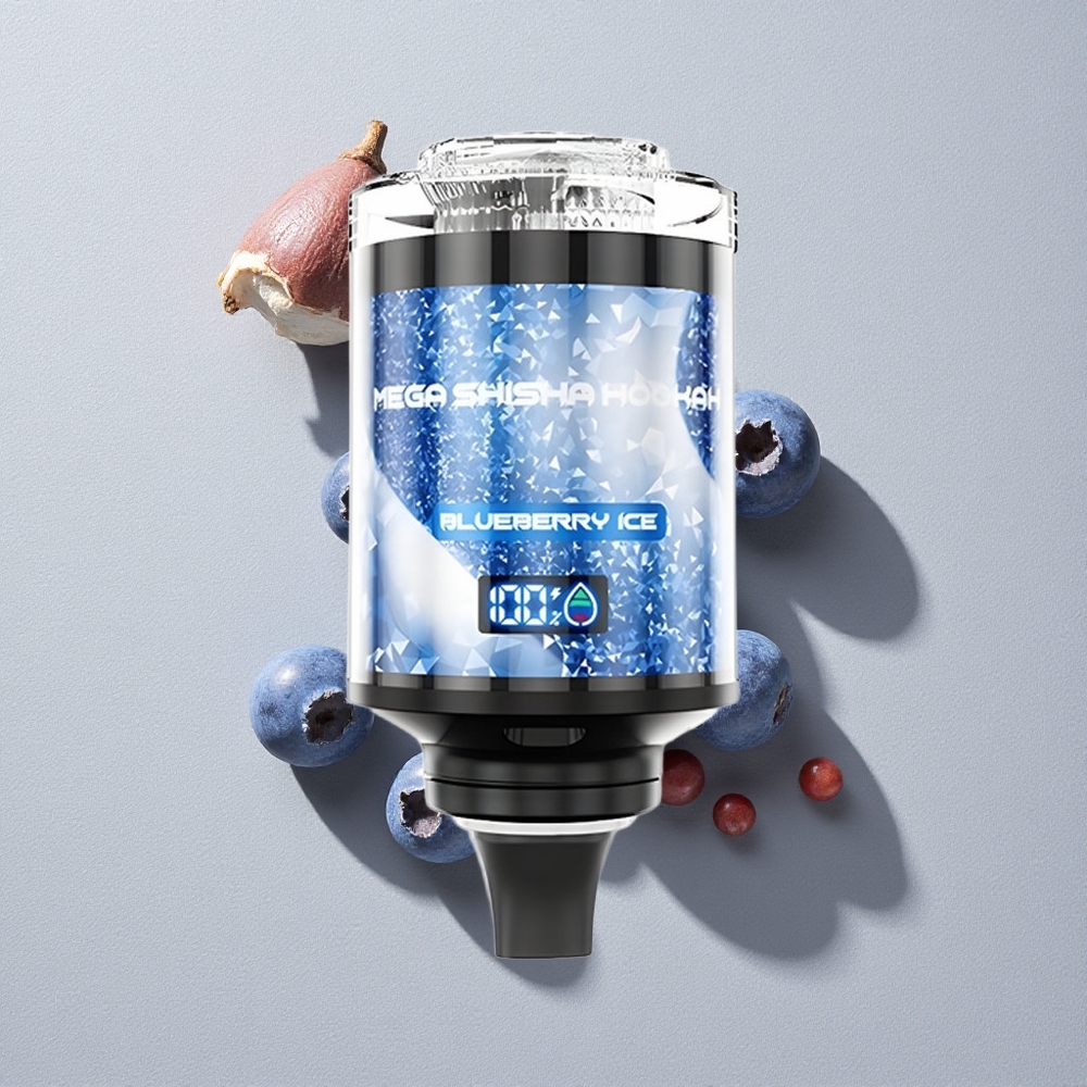 Blueberry Ice JNR Mega Shisha Hookah 100K Desktop Compatibility
