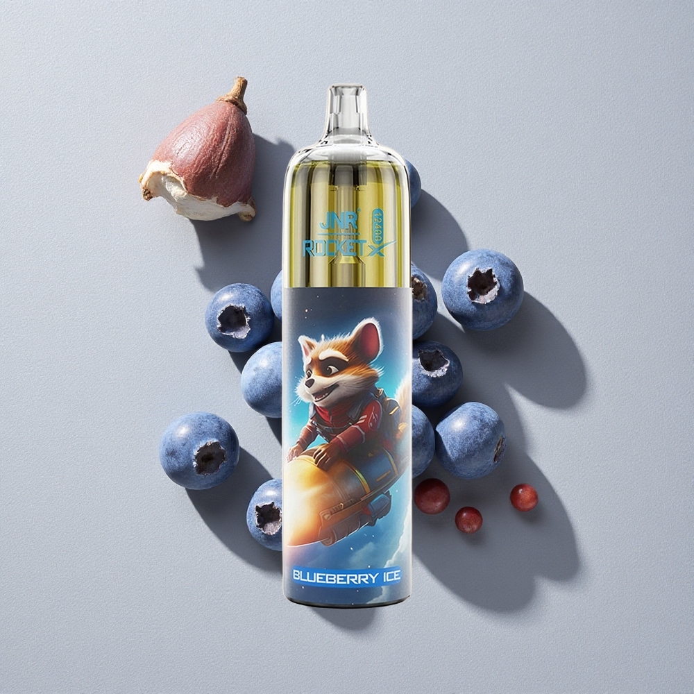 Blueberry Ice JNR Rocket-X 12400 Puffs Adjustable Airflow