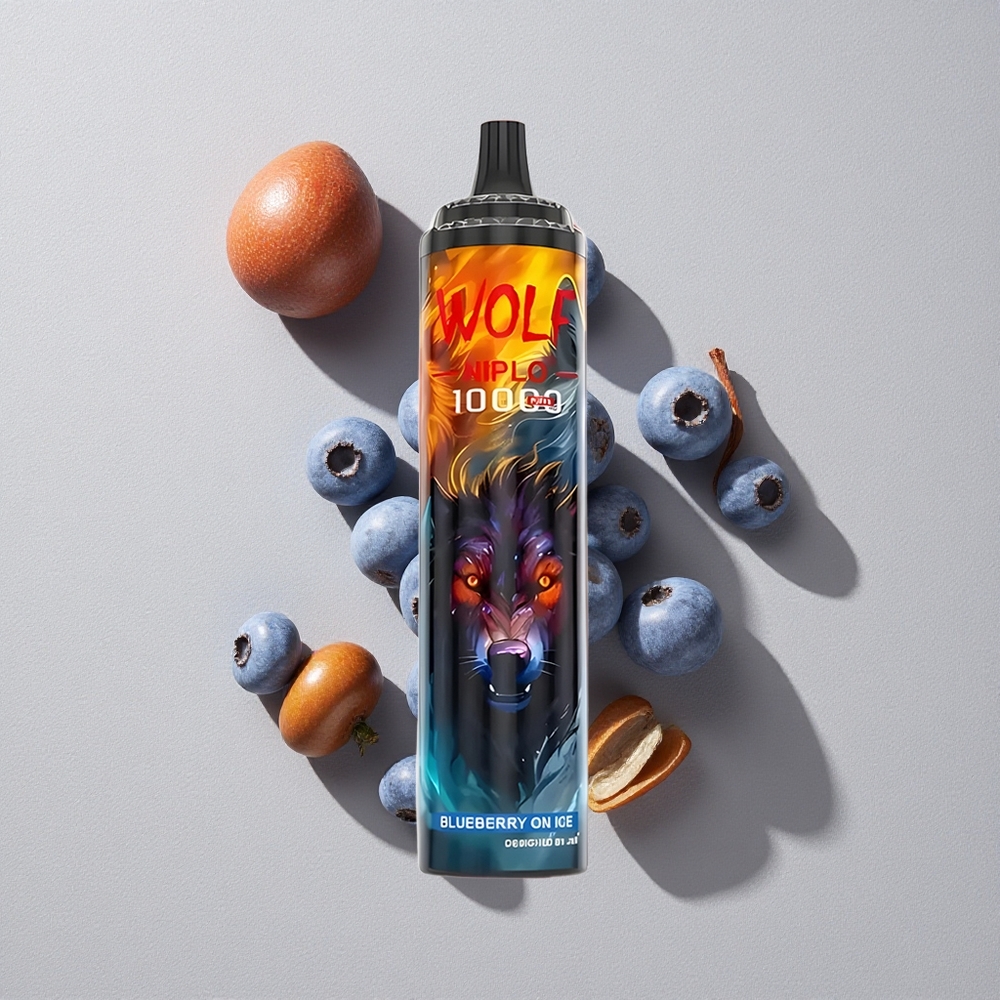 Blueberry On Ice JNR Wolf Niplo 10000 Puffs Disposable Vape