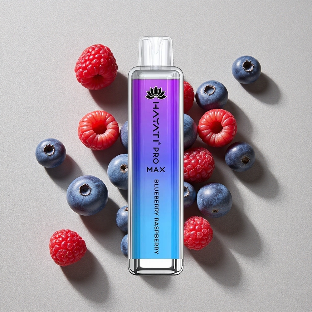 Blueberry Raspberry Hayati Pro Max 4000 Puffs Rechargeable Disposable Vape
