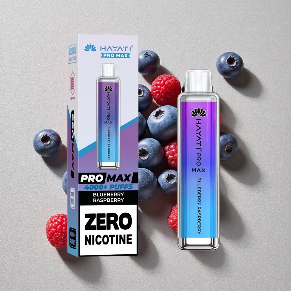 Blueberry Raspberry Hayati Pro Max 4000 Puffs Rechargeable Disposable Vape