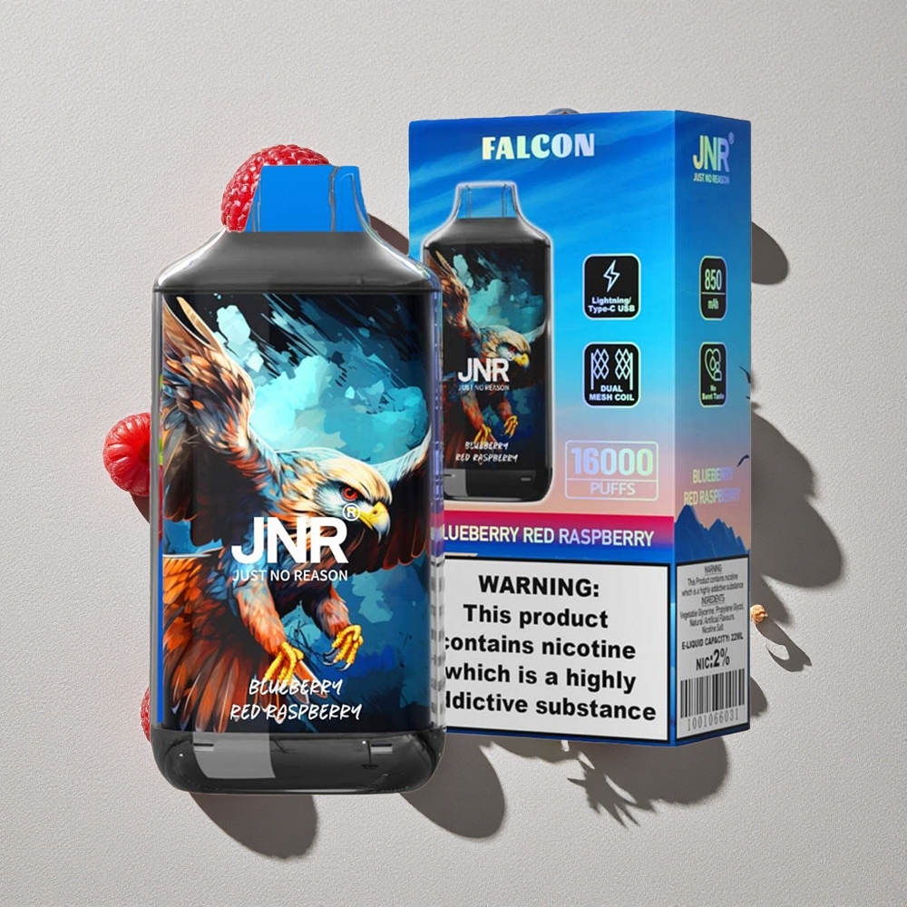 Blueberry Red Raspberry JNR Falcon 16000 Puffs Disposable Vape