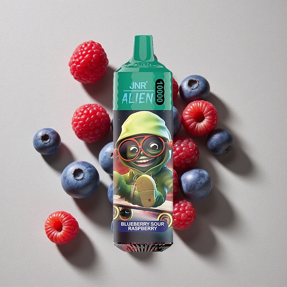 Blueberry Sour Raspberry JNR Alien 10000 Puffs with LED RGB Lights