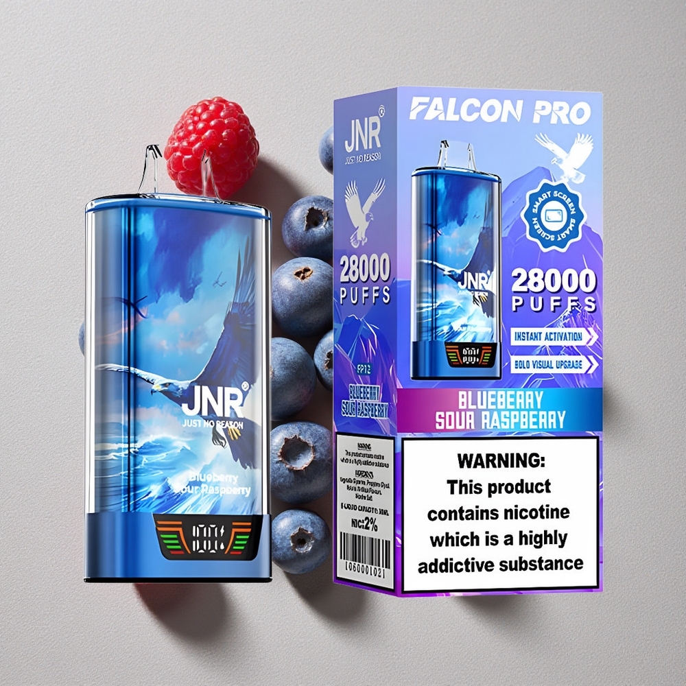 Blueberry Sour Raspberry JNR Falcon Pro 28000 Disposable Vape