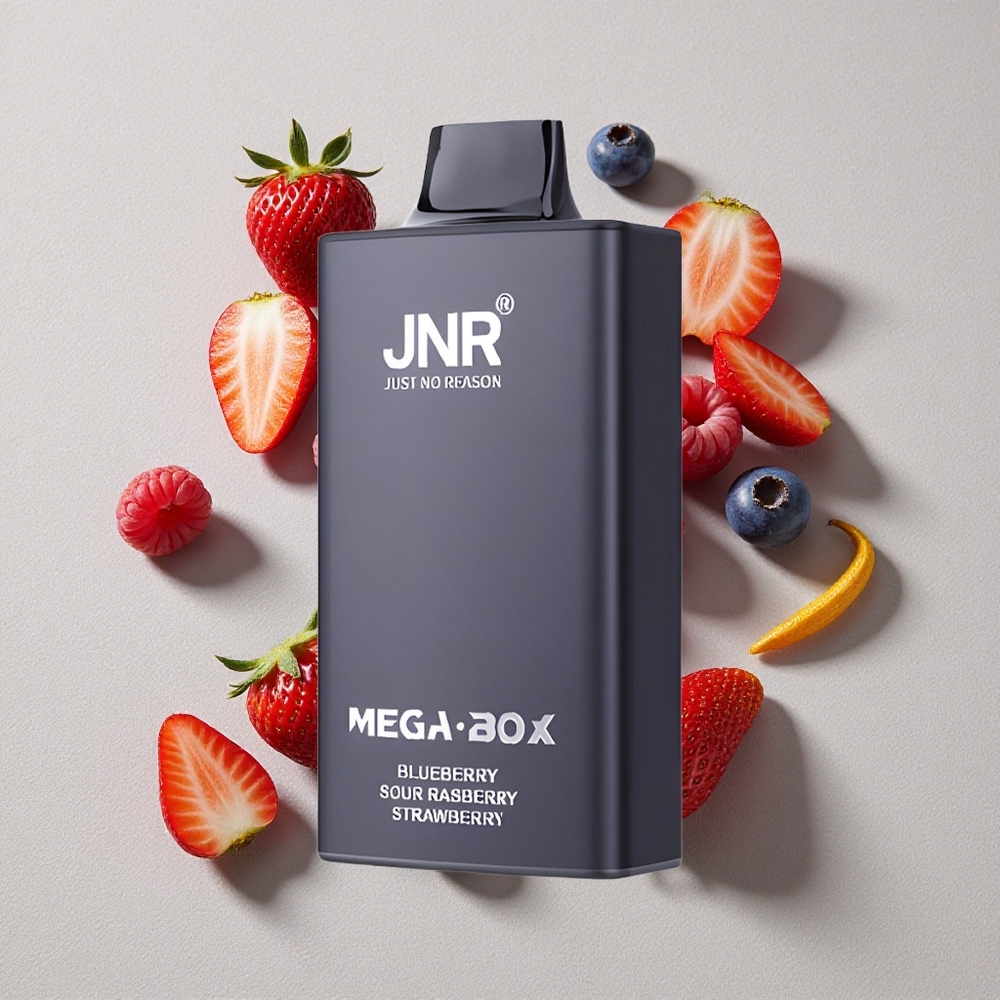Blueberry Sour Raspberry Strawberry JNR Mega Box 25000 Puffs Disposable Vape