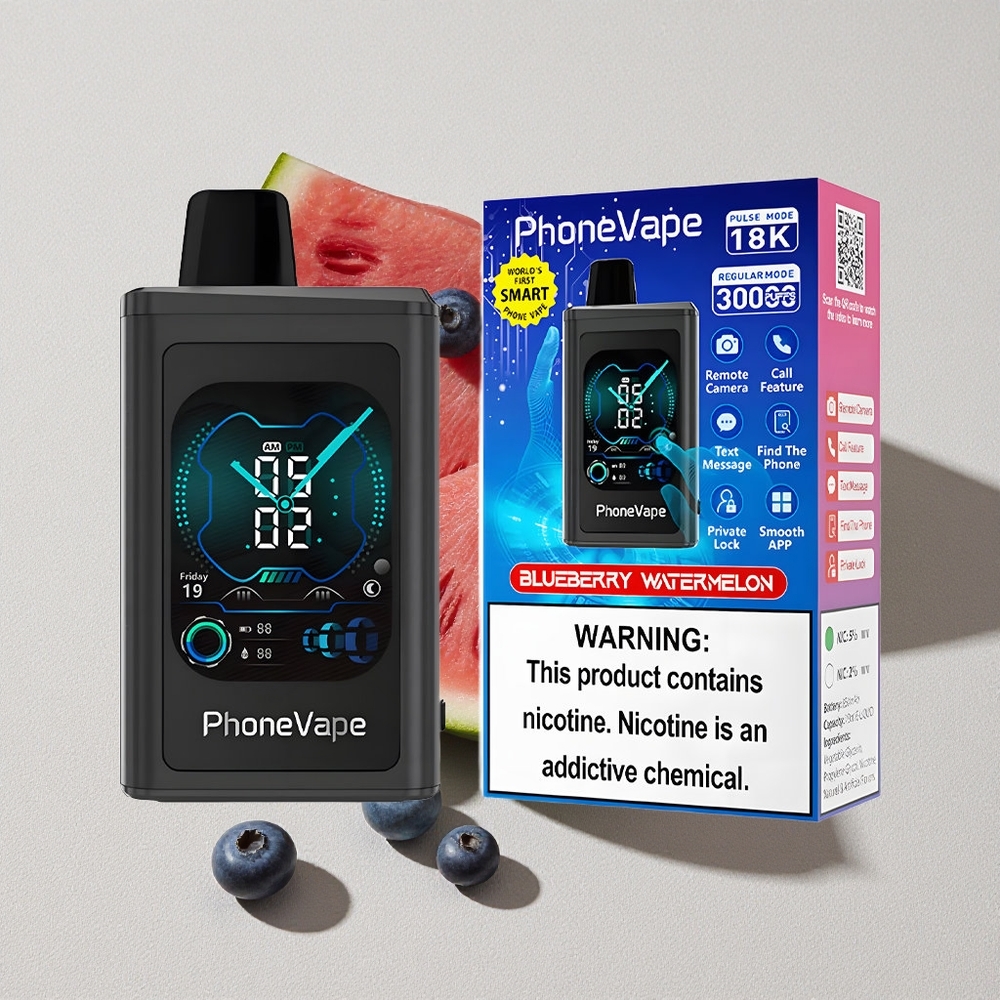 Blueberry Watermelon JNR PhoneVape 30000 puffs App Controlled Disposable Vape
