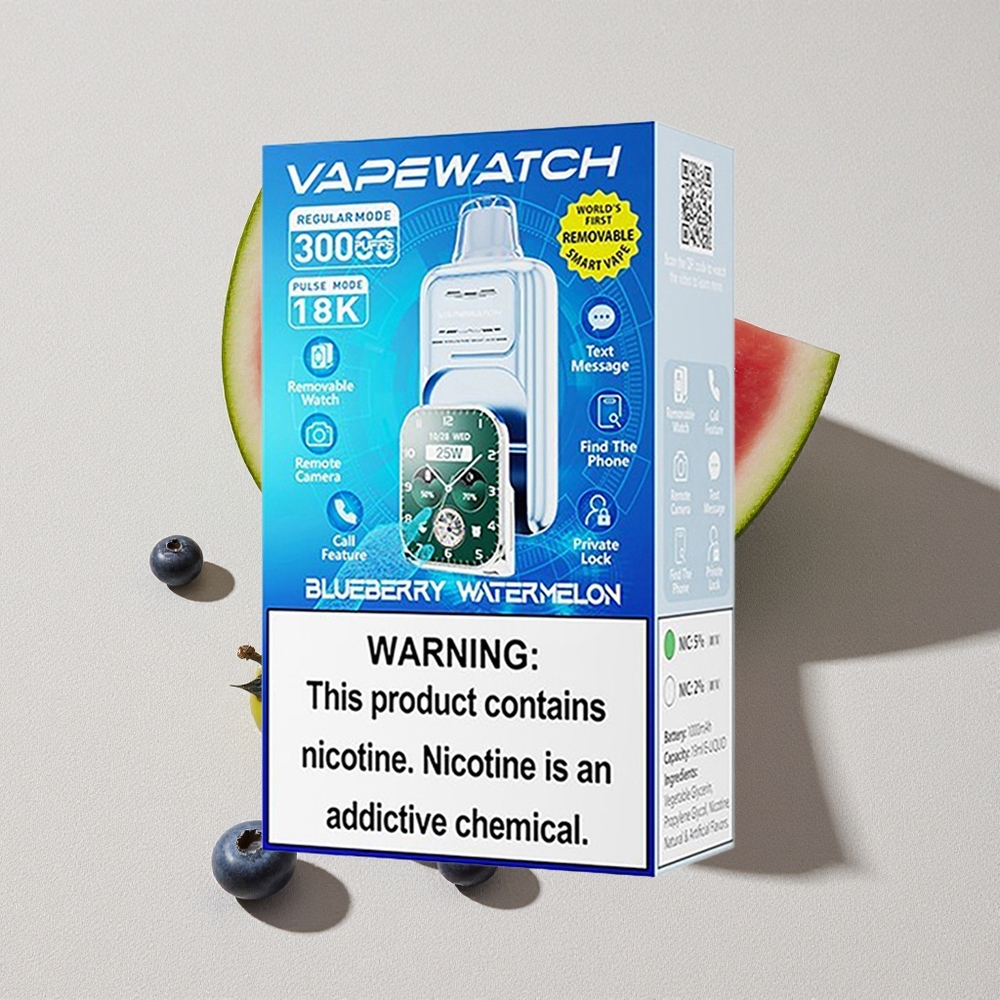 Blueberry Watermelon JNR VapeWatch 30000 Puffs Disposable Vape