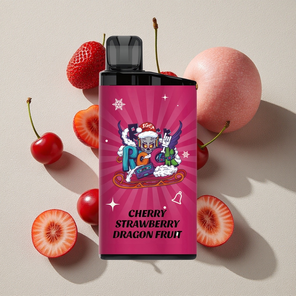 Cherry Strawberry Dragon Fruit IGET Bar 3500 Puffs 1400 mAh