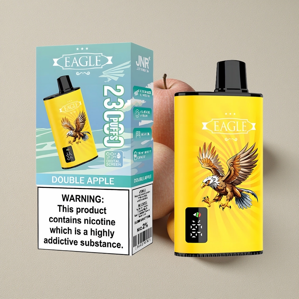 Double Apple JNR EAGLE Smart 23000 Puffs Disposable Vape with Digital Screen