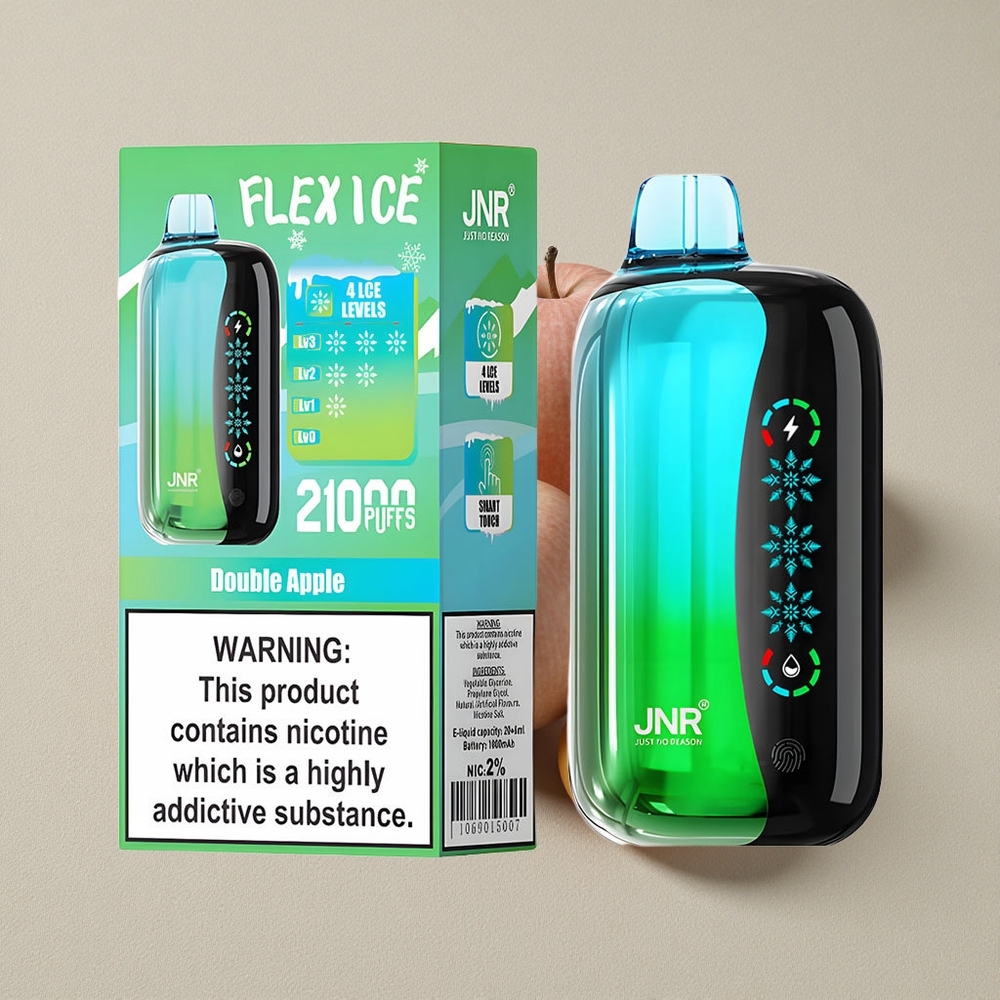 Double Apple JNR Flex Ice 21000 Puffs Touch Screen