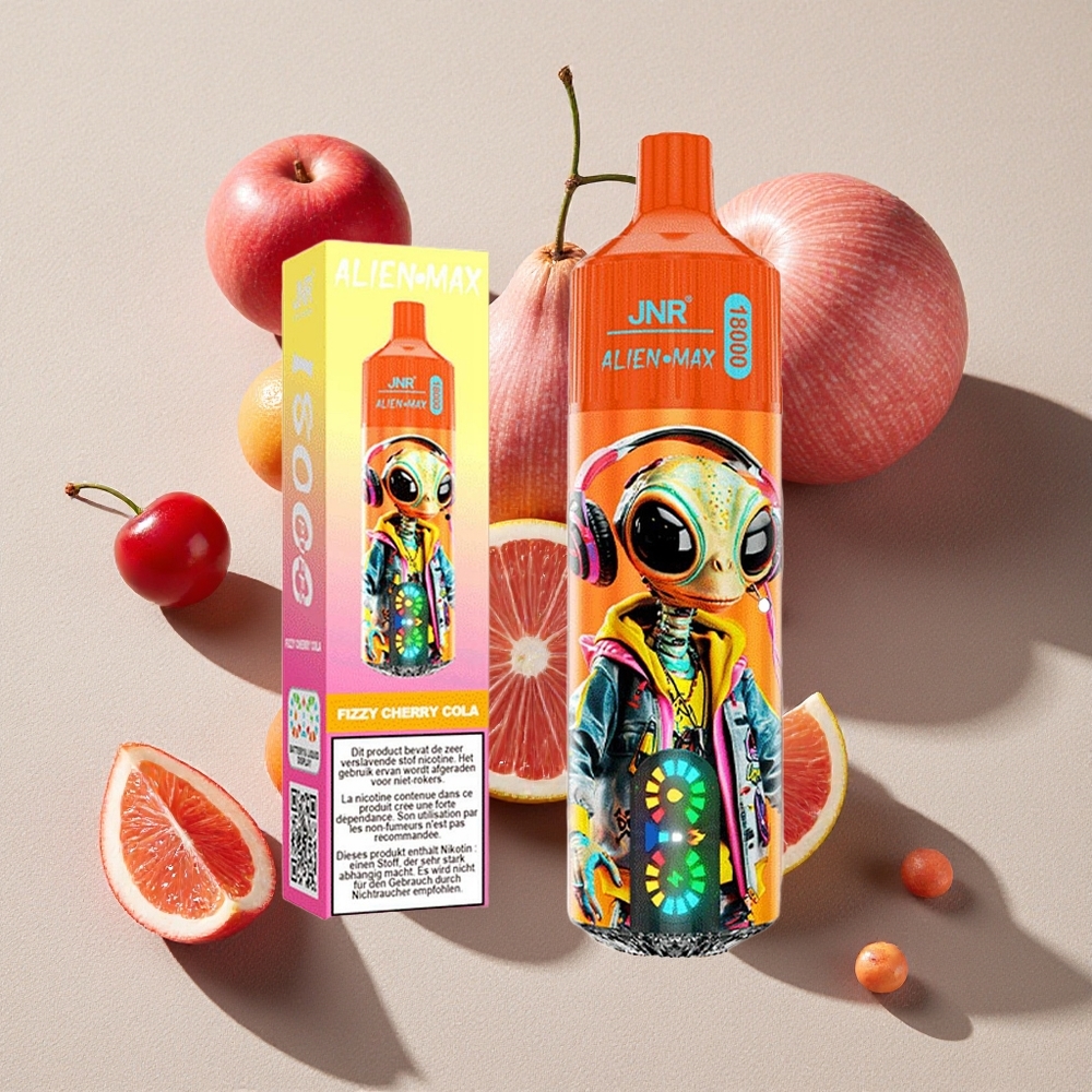 Fizzy Cherry Cola JNR Alien Max 18000 Puffs Smart LED Display