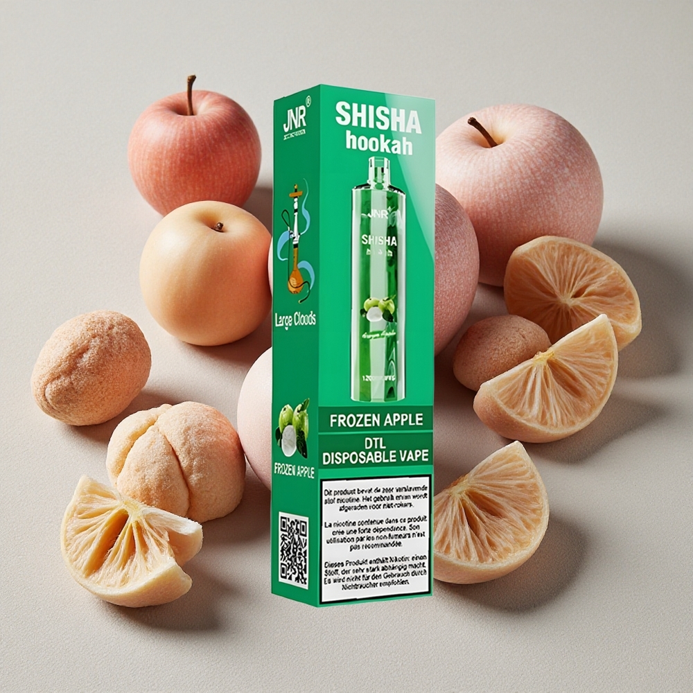 Frozen Apple JNR Shisha Hookah 12000 Puffs Disposable Vape