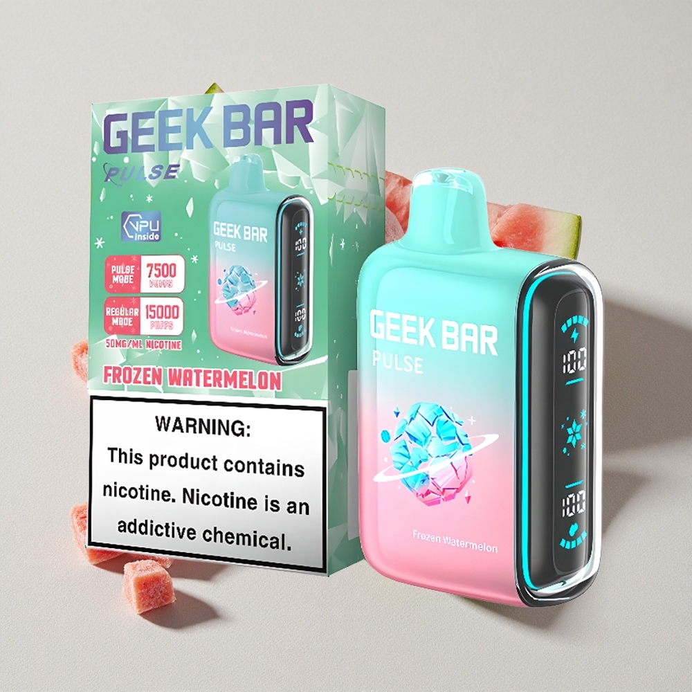 Frozen Edition GEEK BAR Pulse 15000 Puffs Disposable Vape