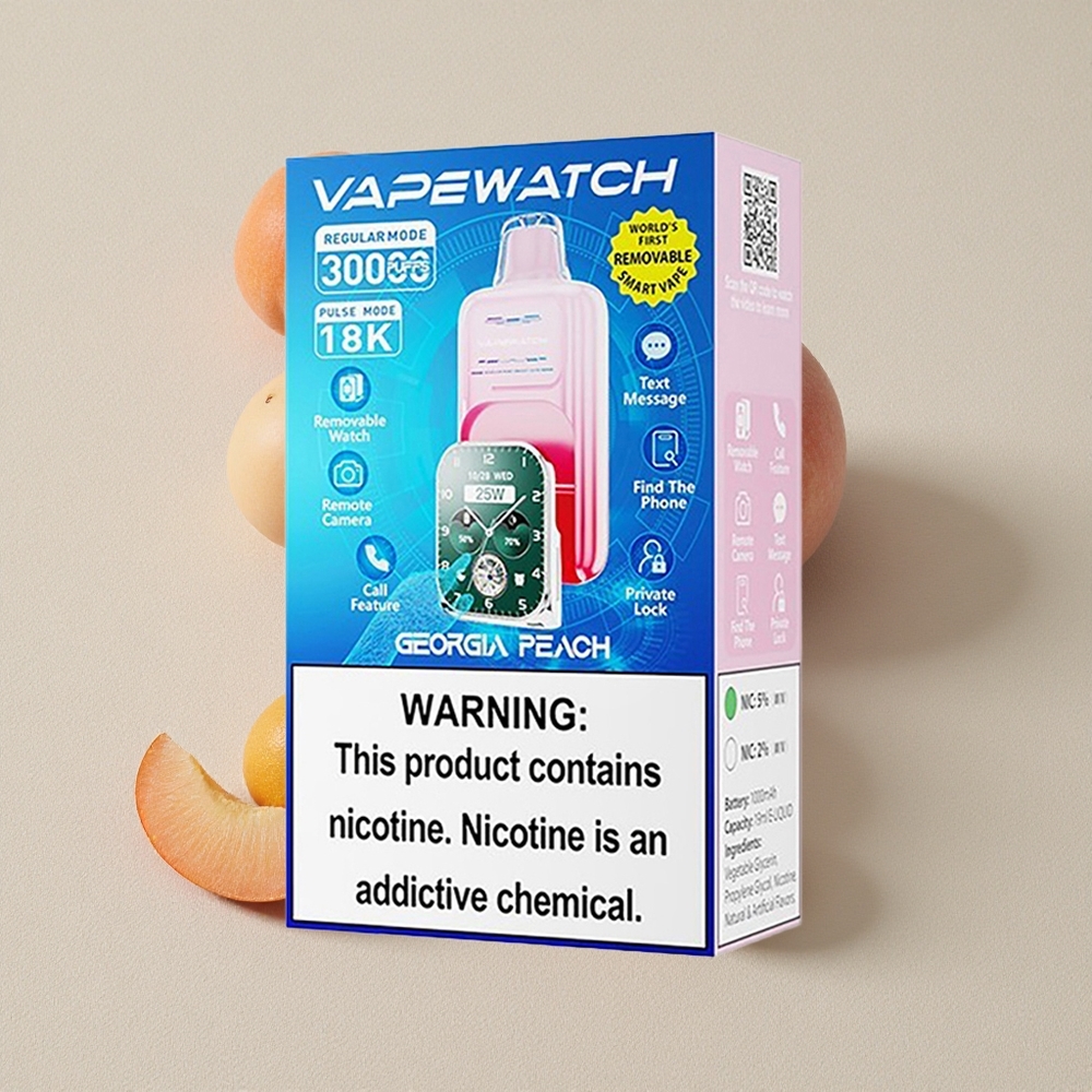 Georgia Peach JNR VapeWatch 30000 Puffs Disposable Vape