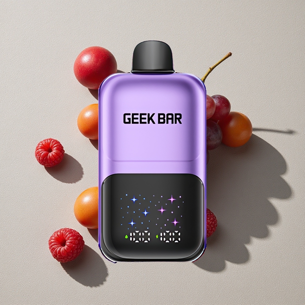 Grape  Raspberry GEEK BAR 2GO 50000 Puffs Interactive Large Screen