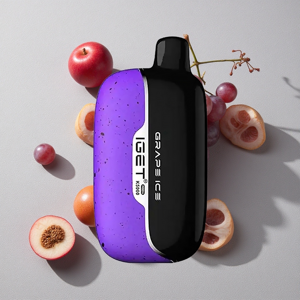 Grape Ice IGET Moon K5000 Puffs Disposable Vape