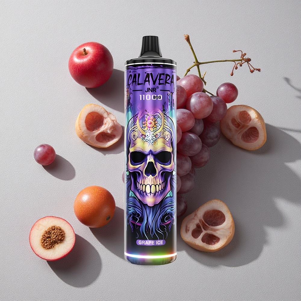 Grape Ice JNR Calavera 11000 Puffs Disposable Vape with Type-C Charging