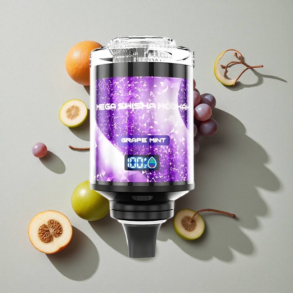 Grape Mint JNR Mega Shisha Hookah 100K Desktop Compatibility