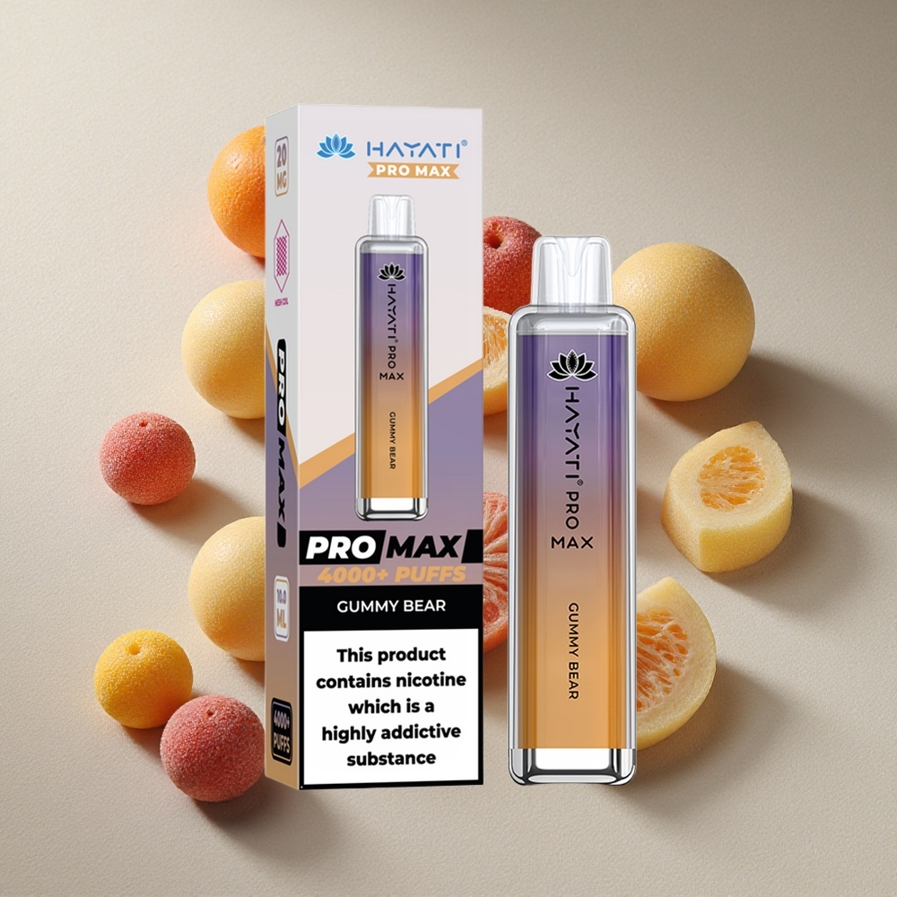 Gummy Bear Hayati Pro Max 4000 Puffs Rechargeable Disposable Vape