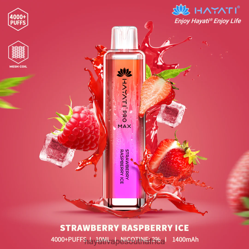 Hayati Cape Town - Hayati Pro Max Disposable Strawberry Raspberry Ice 46222V122