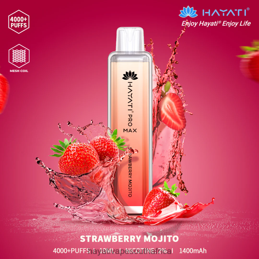 Hayati South Africa - Hayati Pro Max Disposable Strawberry Mojito 46222V121