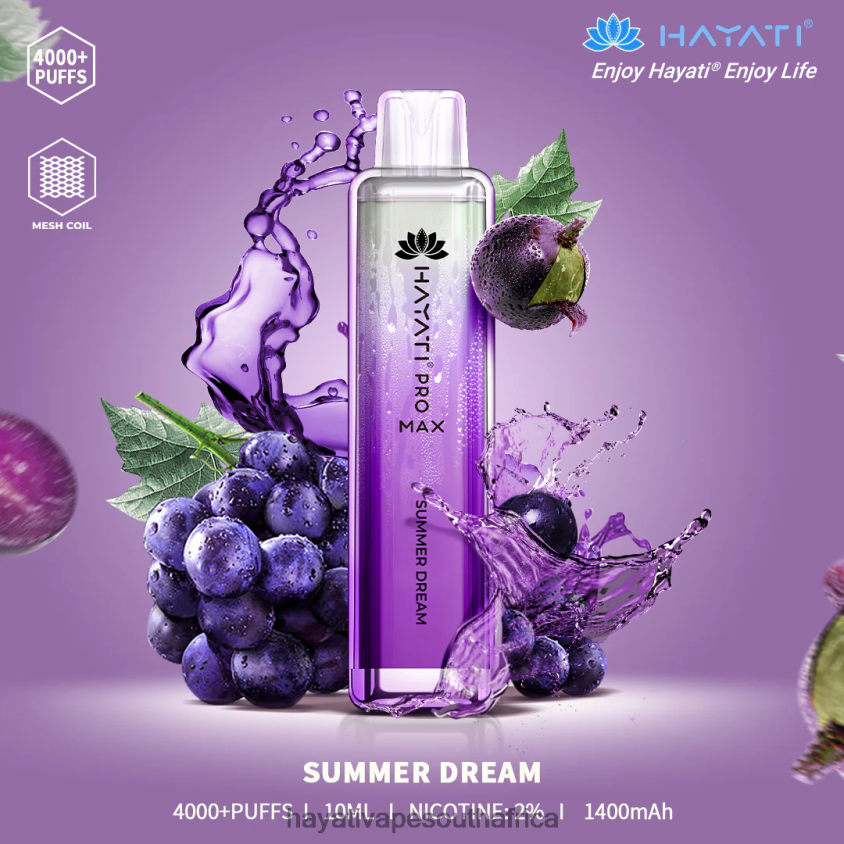 Hayati Vape Flavours - Hayati Pro Max Disposable Summer Dream 46222V124