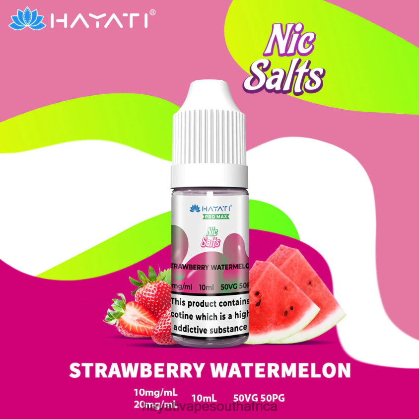 Hayati Vape Flavours - Hayati Pro Max Nic Salts Strawberry Watermelon 46222V254