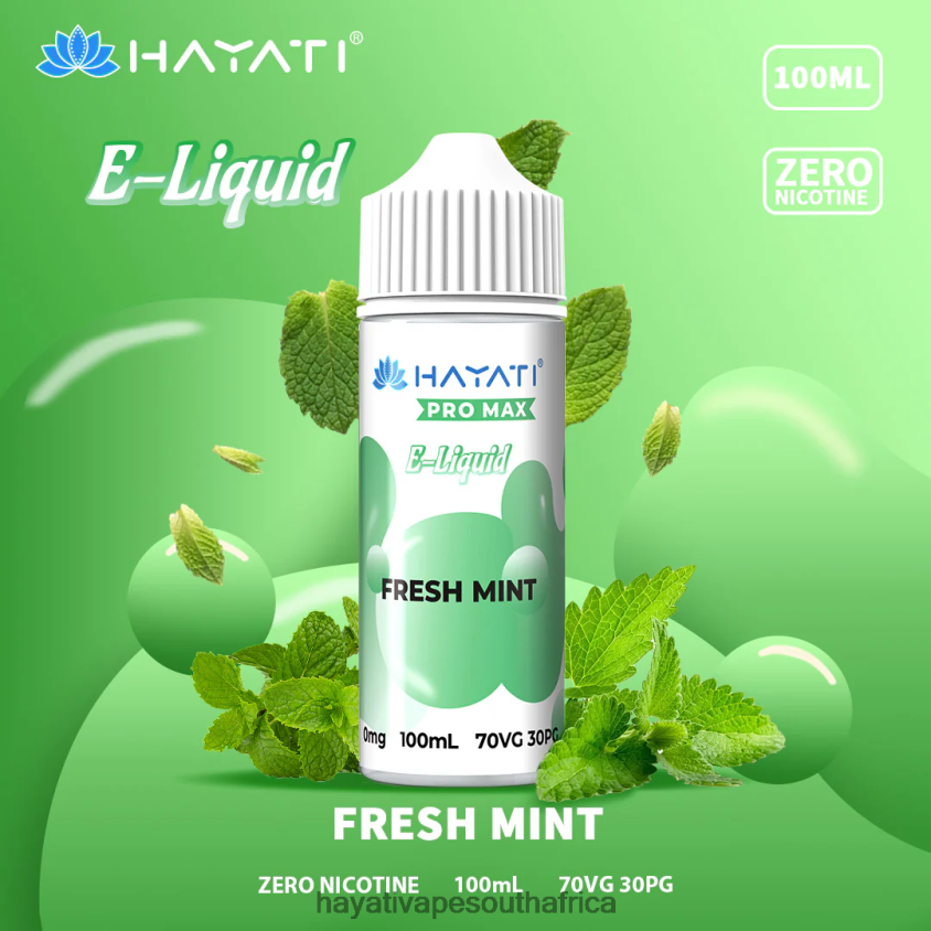 Hayati Vape Liquid - Hayati Pro Max Nic Salts Fresh Mint 46222V255