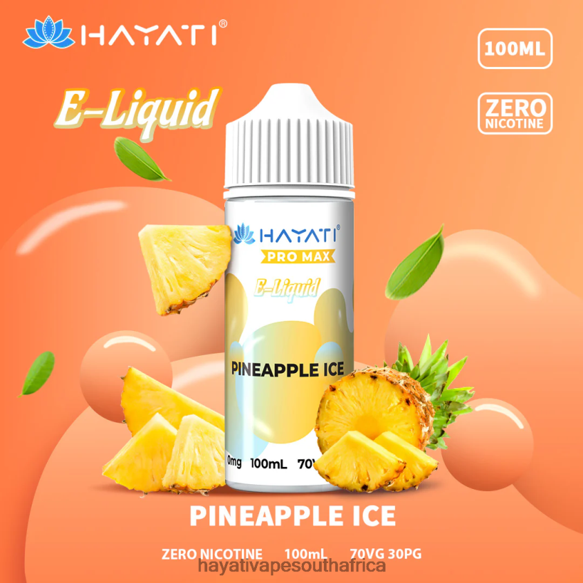 Hayati Vape Near Me - Hayati Pro Max Nic Salts Pineapple Ice 46222V256