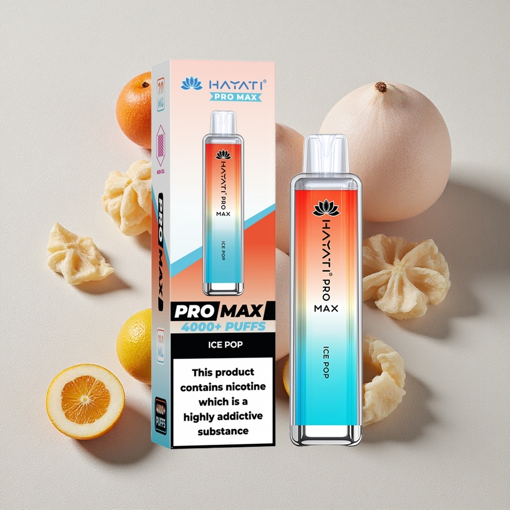 Ice Pop Hayati Pro Max 4000 Puffs Rechargeable Disposable Vape