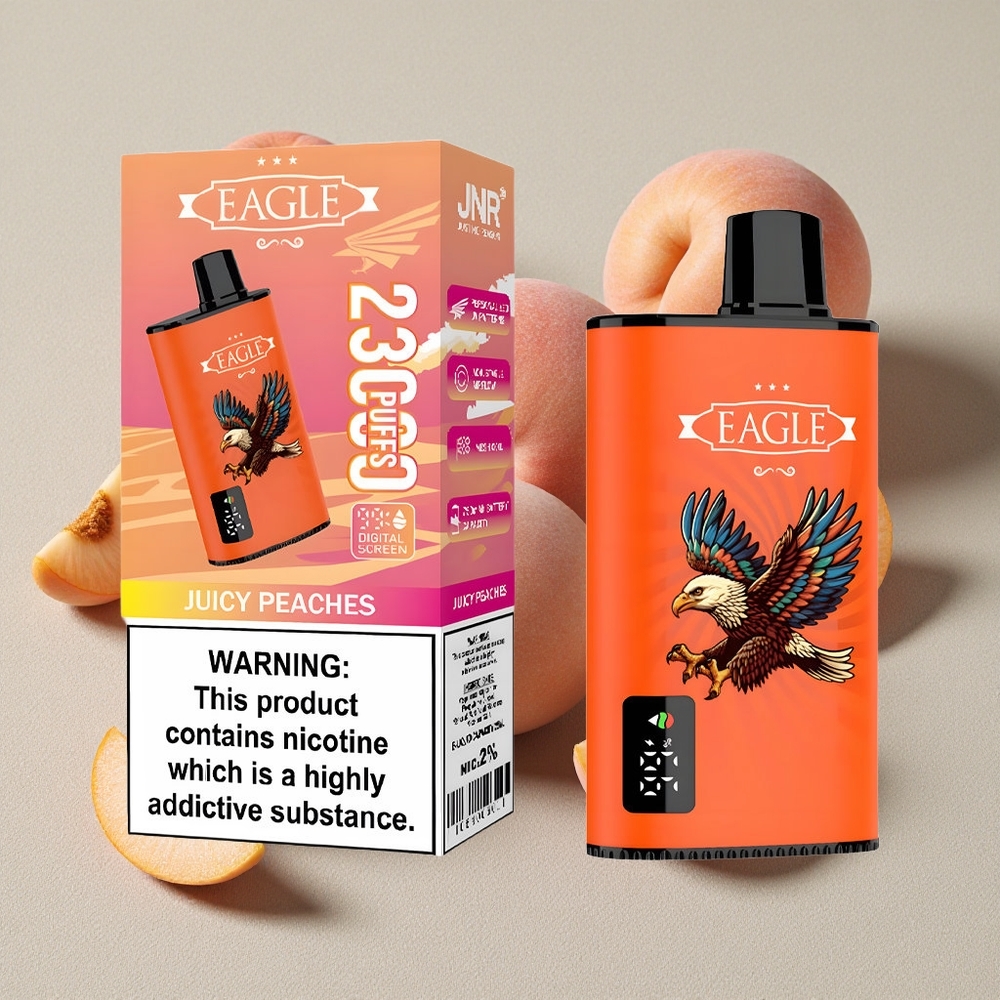 Juicy Peaches JNR EAGLE Smart 23000 Puffs Disposable Vape with Digital Screen