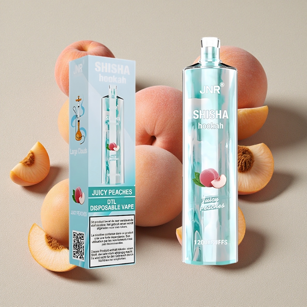 Juicy Peaches JNR Shisha Hookah 12000 Puffs Disposable Vape