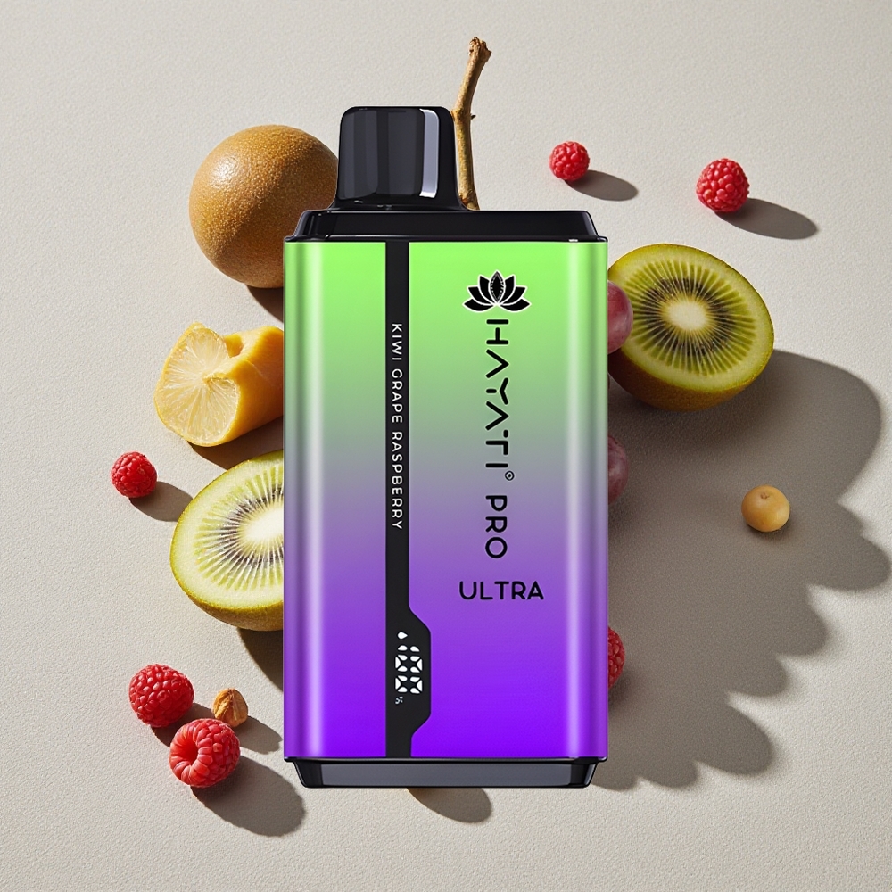 Kiwi Grape Raspberry Hayati Pro Ultra 15000 Puffs