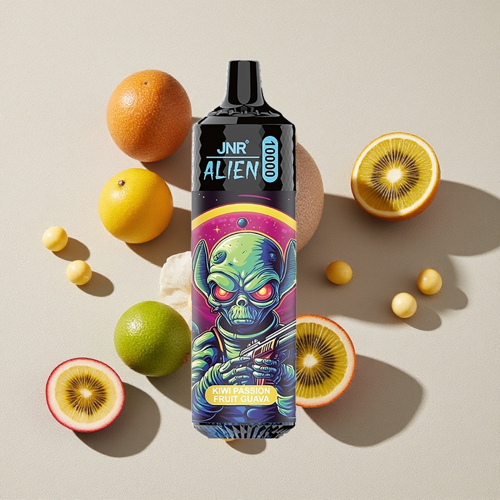 Kiwi Passion Fruit Guava JNR Alien 10000 Puffs