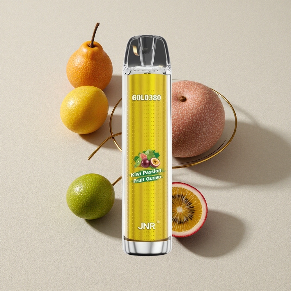 Kiwi Passion Fruit Guava JNR Glod380 6000 Puffs Disposable Vape