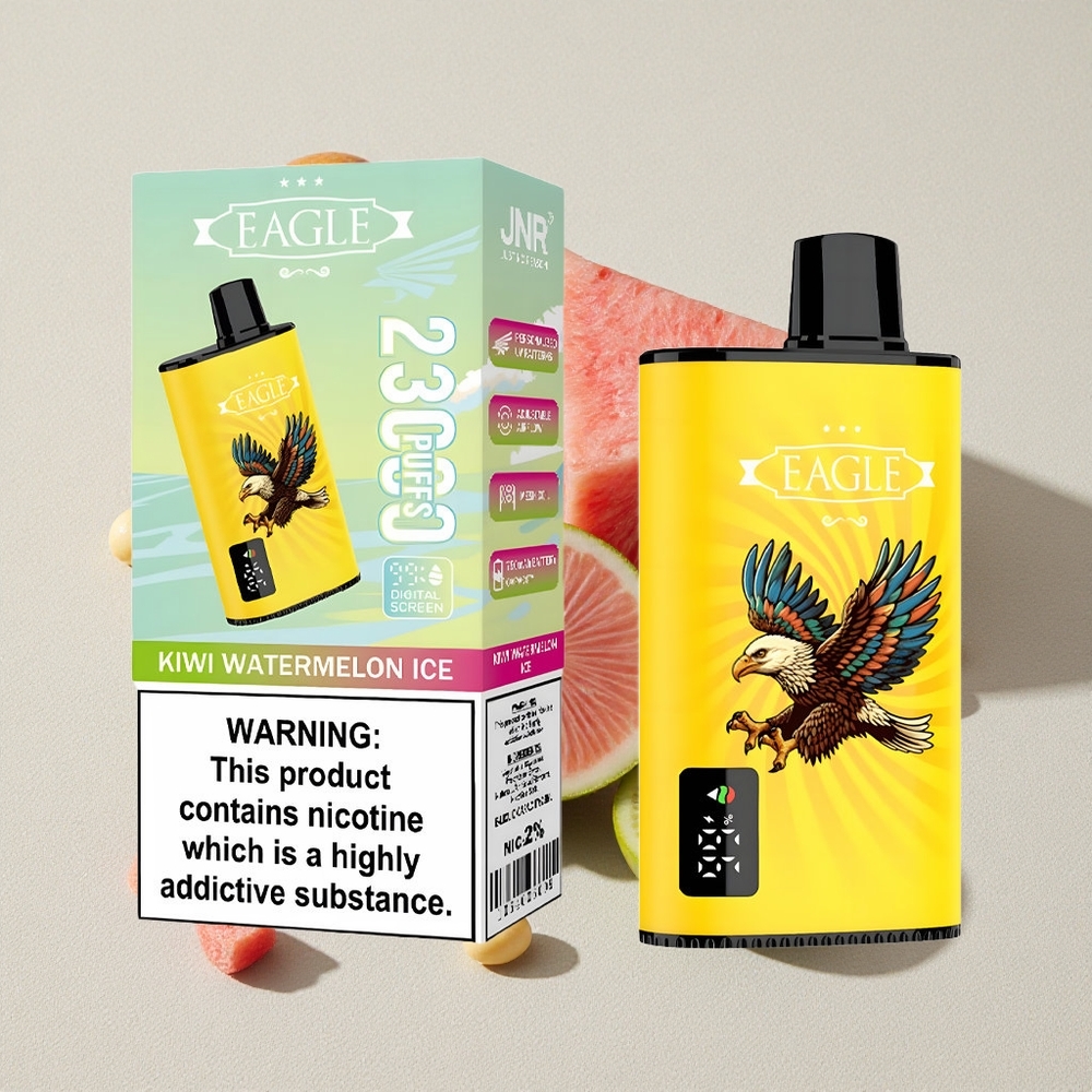 Kiwi Watermelon Ice JNR EAGLE Smart 23000 Puffs Disposable Vape