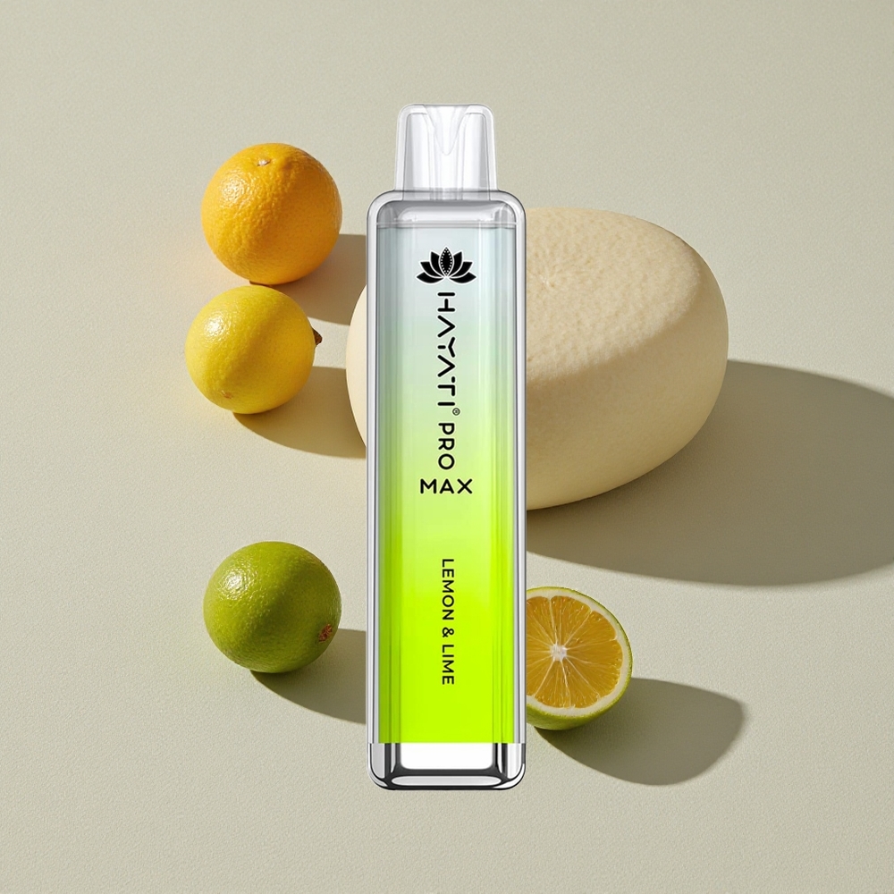 Lemon  Lime Hayati Pro Max 4000 Puffs Rechargeable Disposable Vape