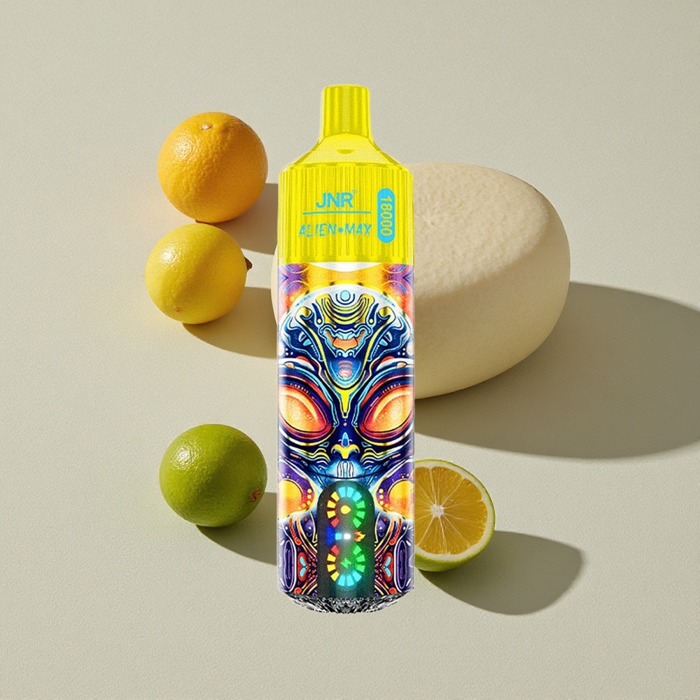 Lemon  Lime JNR Alien Max 18000 Puffs Dual Mesh Coil Disposable Vape