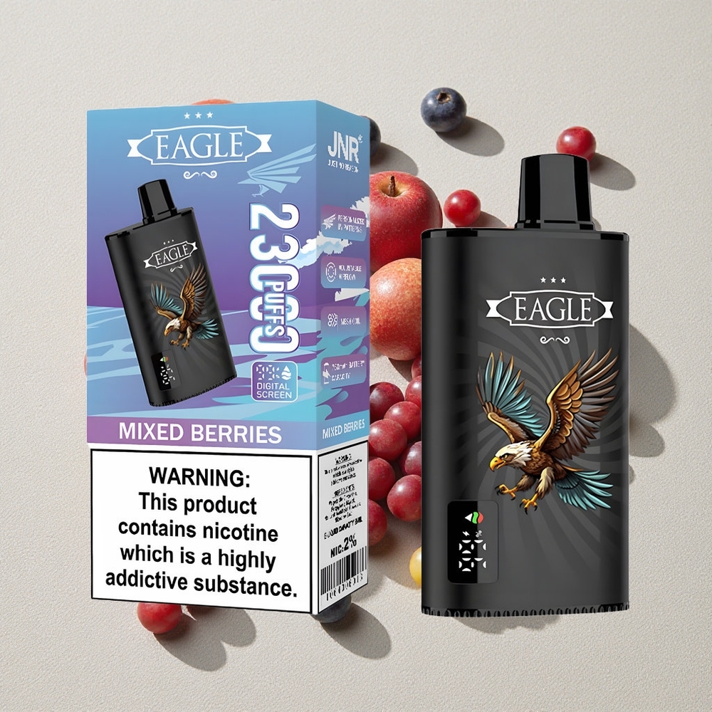 Mixed Berries JNR EAGLE Smart 23000 Puffs Disposable Vape with Digital Screen